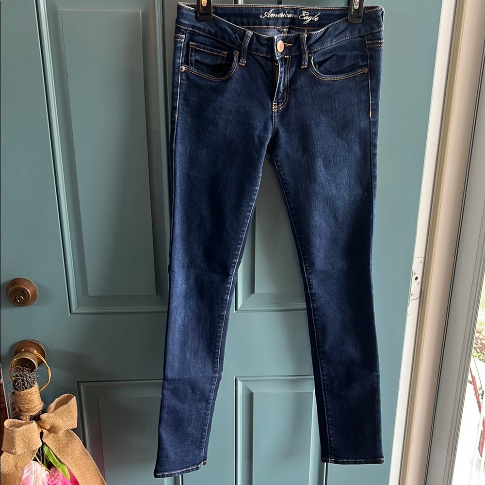 American Eagle Outfitters Blue Skinny Jeans